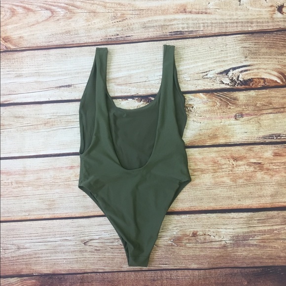 ❣️SOLD❣️Aerie one-piece swimsuit green - Picture 2 of 8